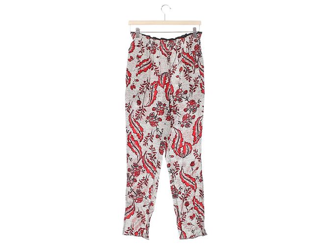 Calça de seda Vanessa Bruno Multicor