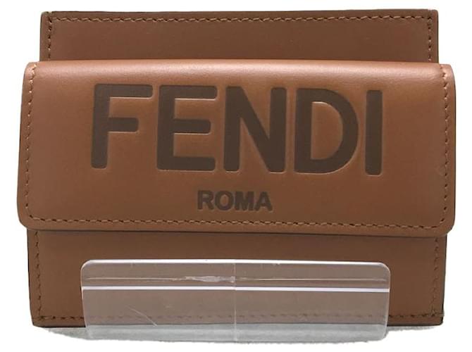 FENDI ◆ Card case /-/ BRW Brown  ref.537324