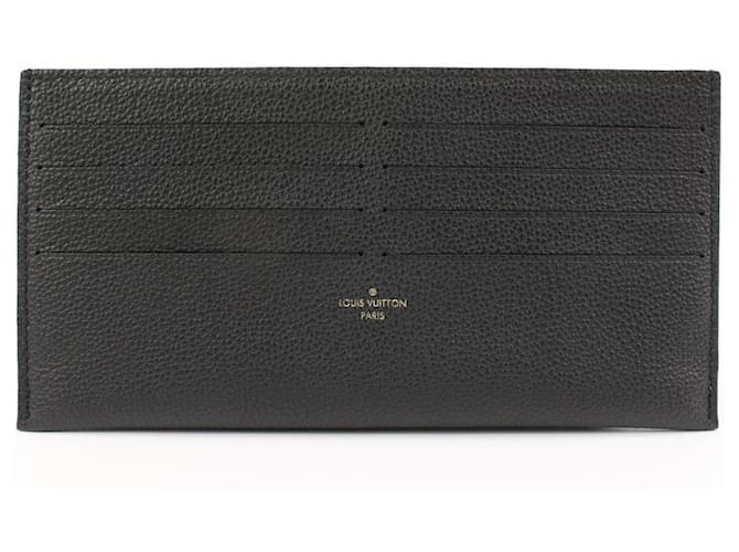 Louis Vuitton Black Monogram Empreinte Long Card Holder Felicie