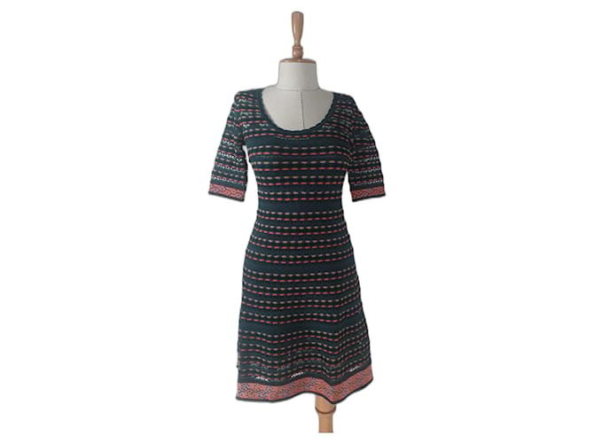 M Missoni Dresses Multiple colors Cotton Wool Polyamide Acrylic  ref.538043