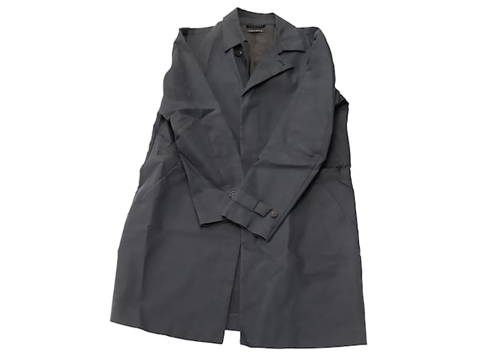 Theory Coat in Navy Blue Cotton  ref.538364