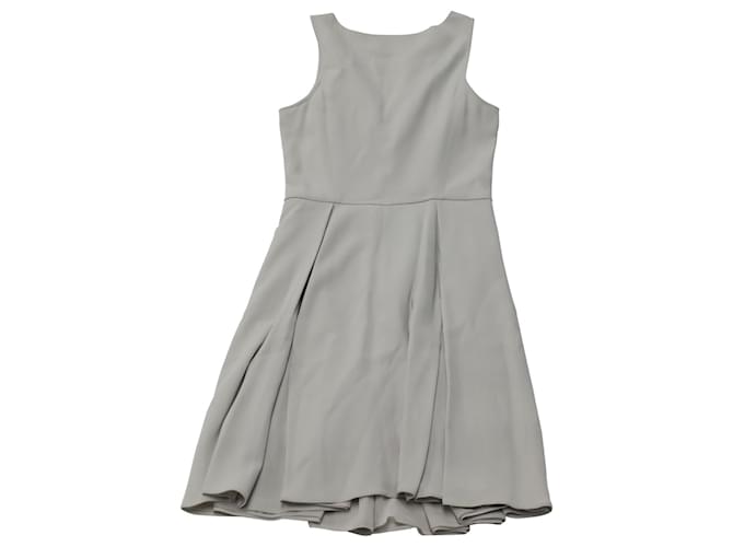 Emporio Armani Sleeveless A-Line Dress in Grey Polyester  ref.538380
