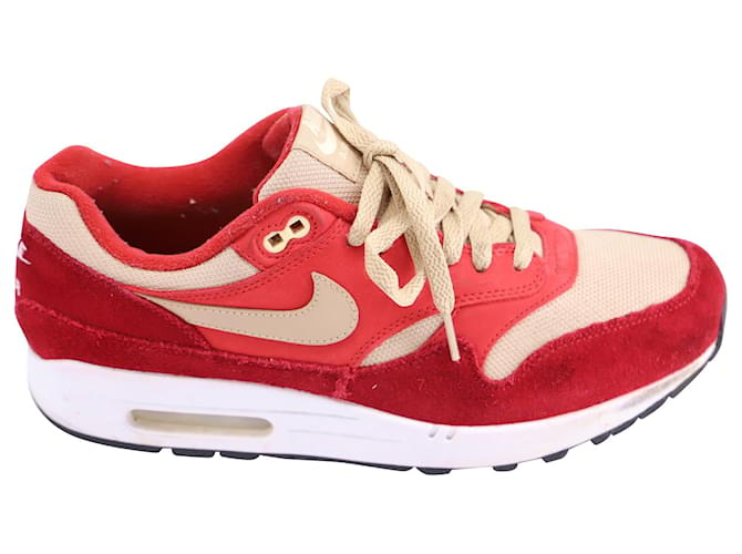 nike air max 1 Curry Pack in Red Nylon  ref.538403