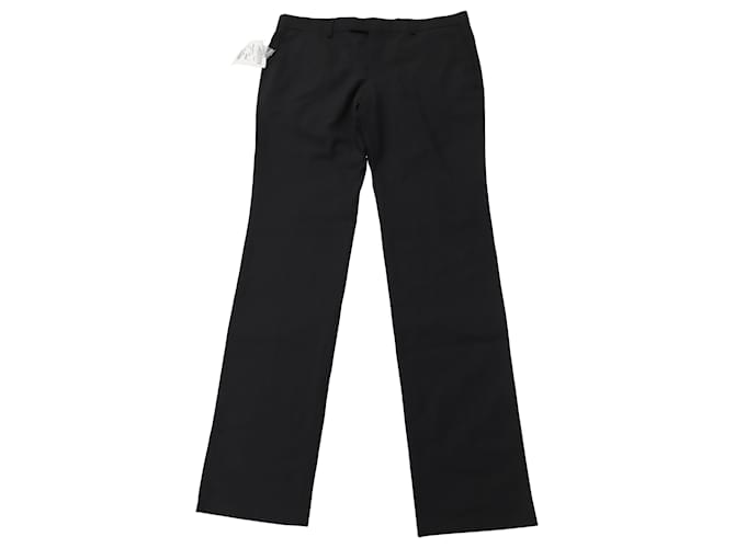 Louis Vuitton Slim Pants in Black Wool  ref.538452