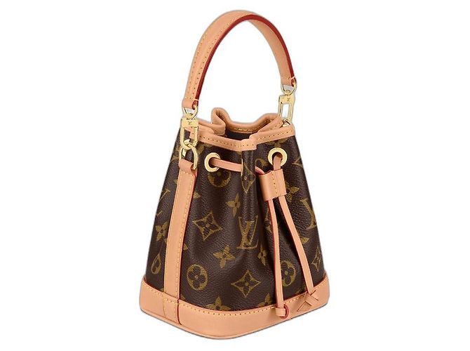 Sac Louis Vuitton Nano Noe Monogramme Marron