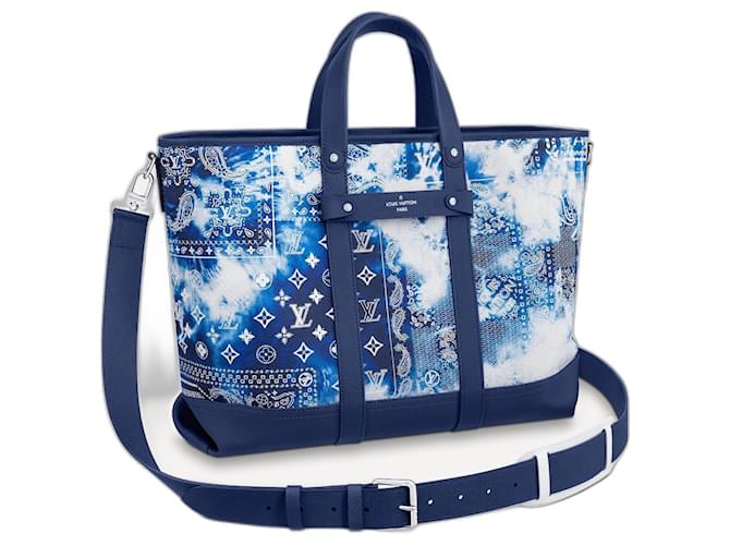 Louis Vuitton Bolsa LV Journey nova Azul Couro  ref.538474