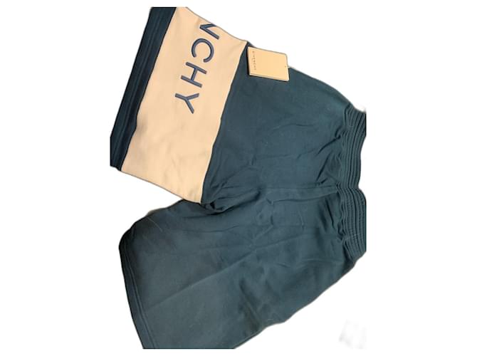 Givenchy Pantaloncini da uomo Verde scuro Cotone  ref.538480