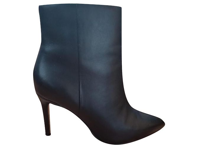 Aldo Black Leather Boots Size 36