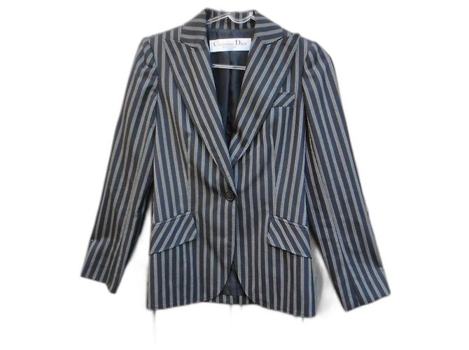 jacket Christian Dior boutique t 36 Black Grey