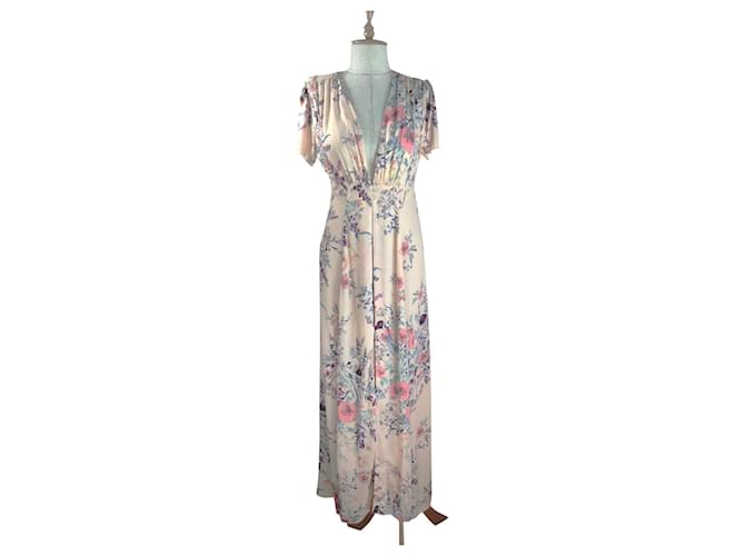 Free People Dresses Multiple colors Peach Rayon  ref.538527
