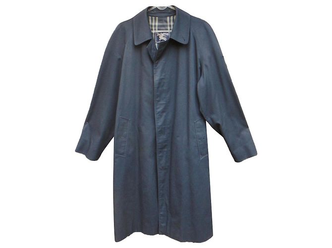 impermeabile uomo Burberry vintage t 50 Blu navy