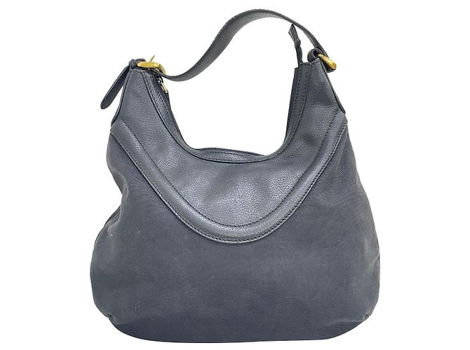 Bolso Hobo Gucci Jackie Negro de Tela y Cuero