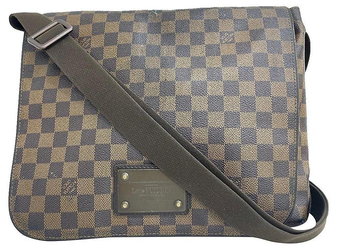 Louis Vuitton Borsa a tracolla Brooklyn Marrone