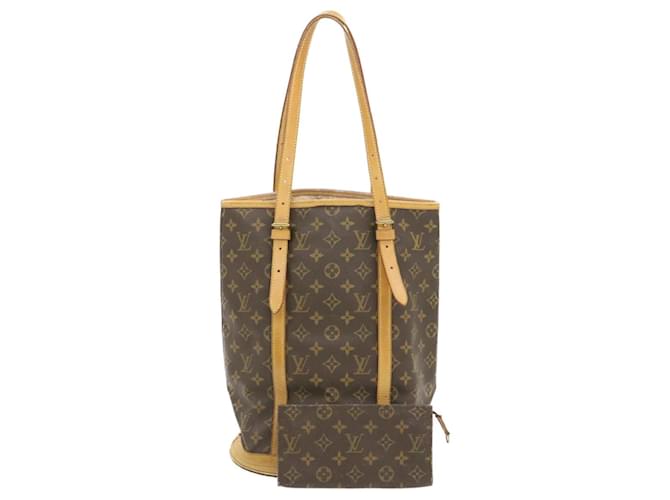 Louis Vuitton Bucket Brown Cloth  ref.539320