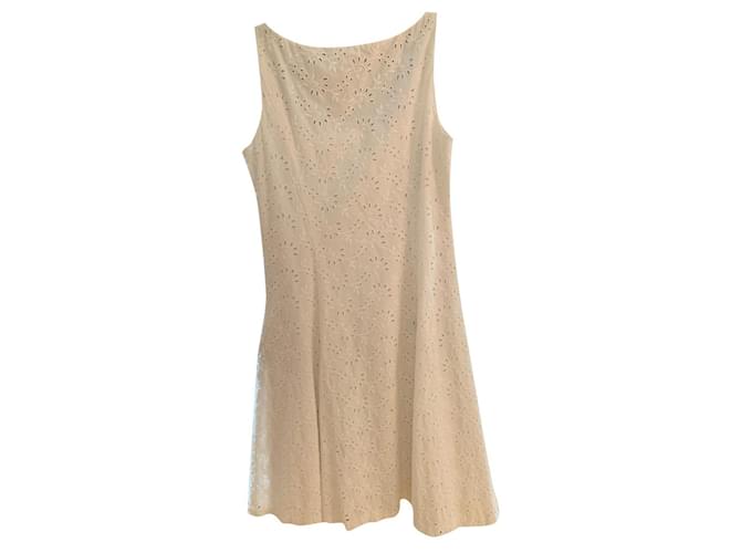Ralph Lauren Dress Bianco Cotone  ref.539376
