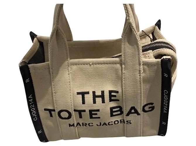 Marc Jacobs tote bag jacquard sabbia calda Beige Cotone  ref.539384