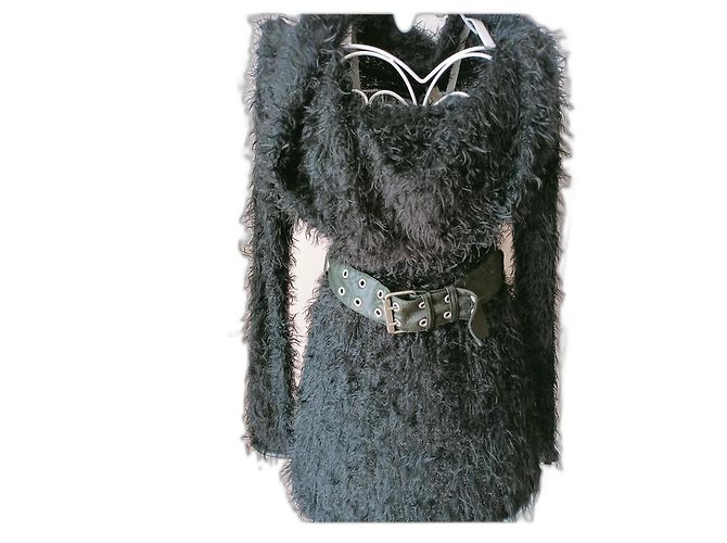 Miss Sixty Kleid Schwarz aus Wolle