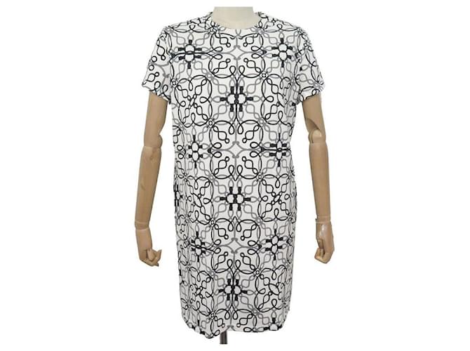 HERMES TSHIRT DRESS WITH ROPE PRINT 