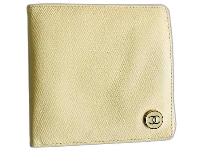 Chanel CC-Wallet Roh Leder  ref.540196