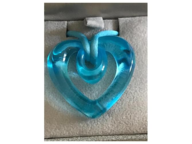 Lalique heart Blue  ref.540201