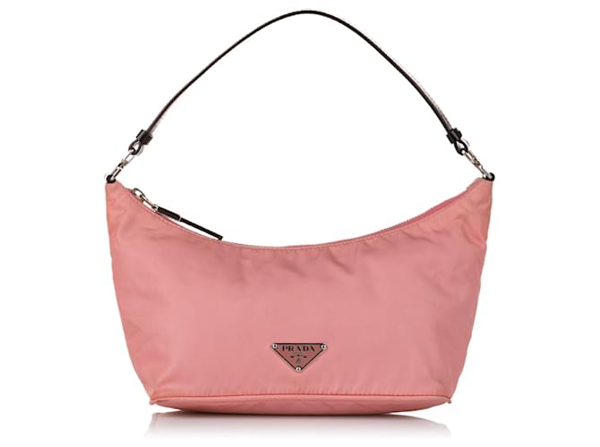 Re Edition Baguette Prada Nylon Pink Prada Baguette Bag Prada Re