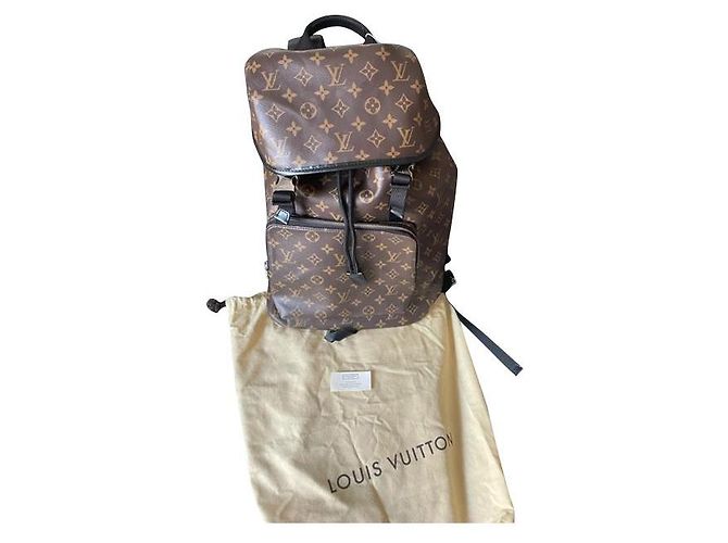 Louis Vuitton sac à dos LV Zack macassar Marron