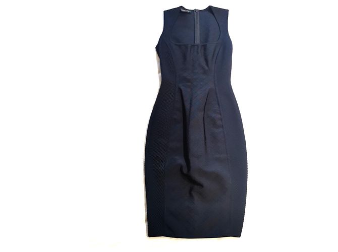 Herve L Leroux Herve Leroux vestido ajustado de punto FR36 Verde oscuro