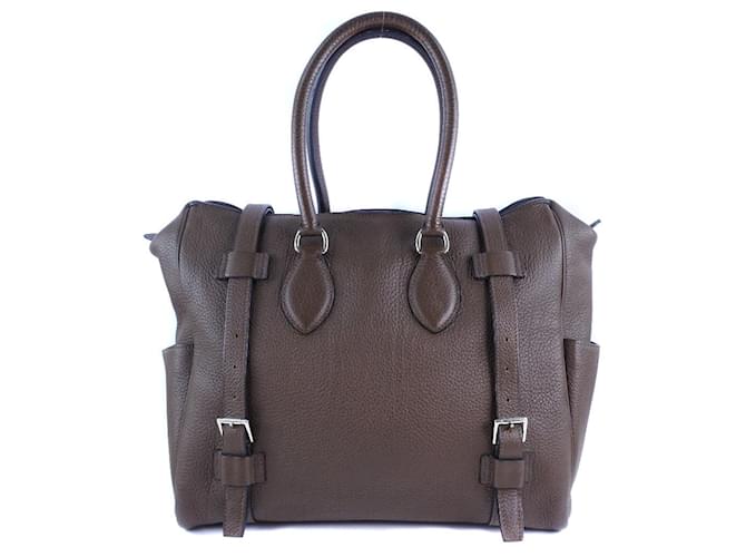 Hermès Pursangle Brown Leather  ref.540750