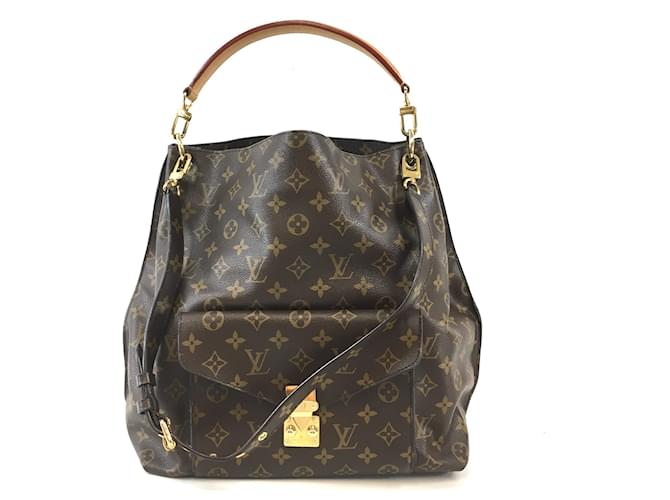 Louis Vuitton Metis Hobo Bag Monogram Canvas Brown Leather  ref.540775