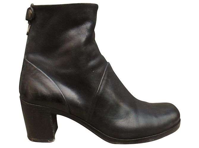 Autre Marque Botines Hope de piel negra talla 37 Negro