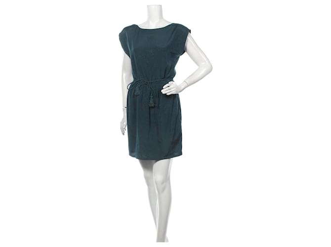 Sessun Dresses Green Polyester Viscose  ref.540800