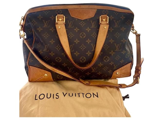 Louis Vuitton Retiro model Dark brown Leather  ref.541110