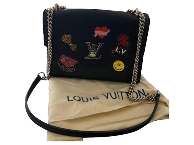 Lockit Louis Vuitton MyLocKme Negro Cuero  ref.541158