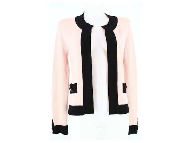 Taglia giacca rosa chiaro Chanel 38 Tweed  ref.541447