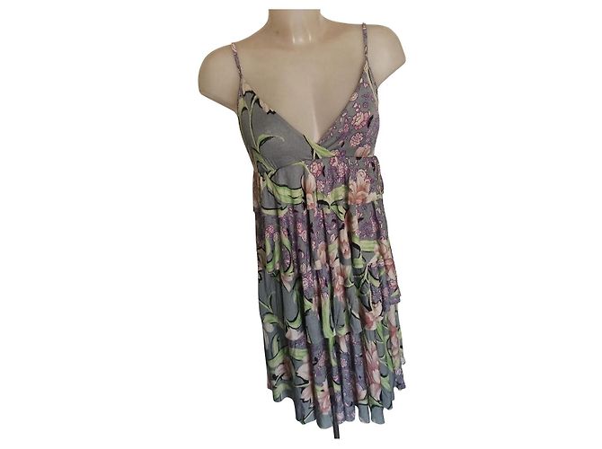 Etro vestido de jérsei floral Multicor