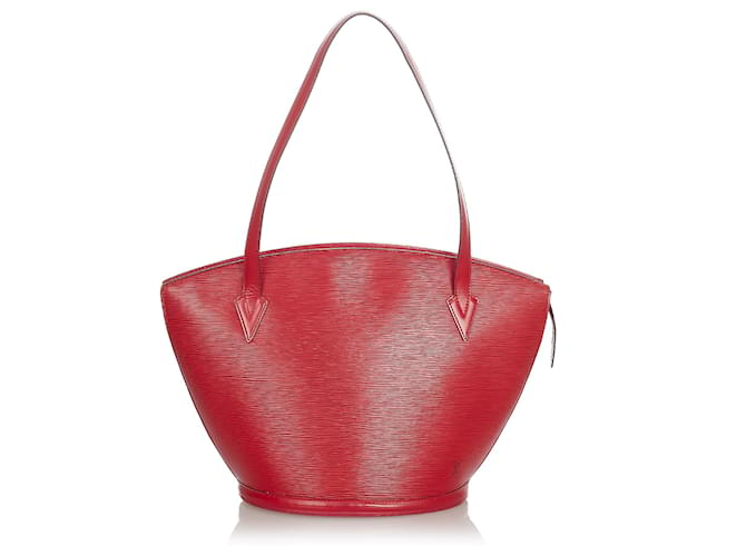 Louis Vuitton Red Epi Saint Jacques PM Long Strap Leather  ref.542421