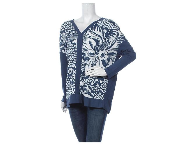 Laurèl Oberteil in Blau aus Polyester Größe L