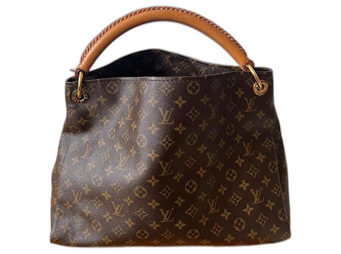 Louis Vuitton Artsy Monogram MM Brown Leather  ref.542667