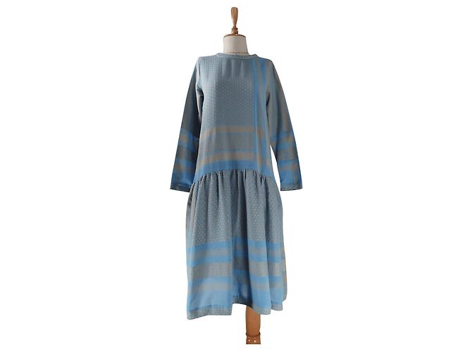 Vestido Josefine Cecilie Copenhagen Azul Algodón