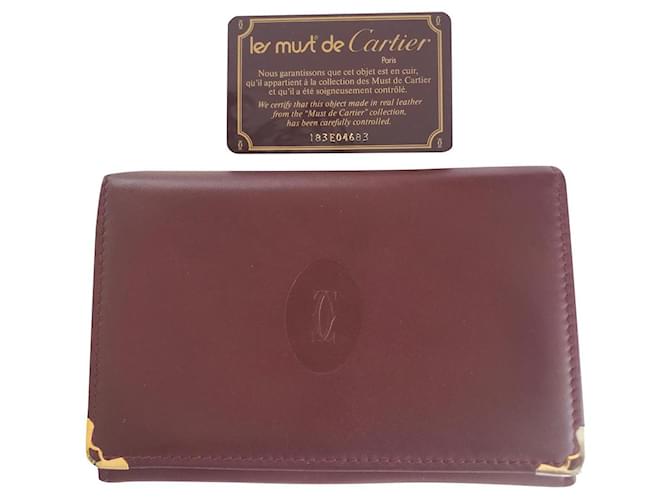 Autre Marque Bridge Card Games Les Musts de Cartier Leather  ref.542812