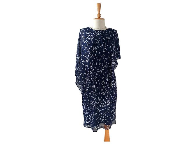 Ralph Lauren Kleid in Blau aus Polyester