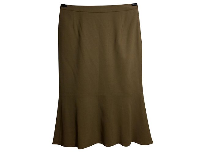 saia Valentino em taupe Marrom