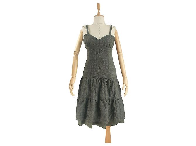Adolfo Dominguez Kleid Mehrfarbig Mehrfarben