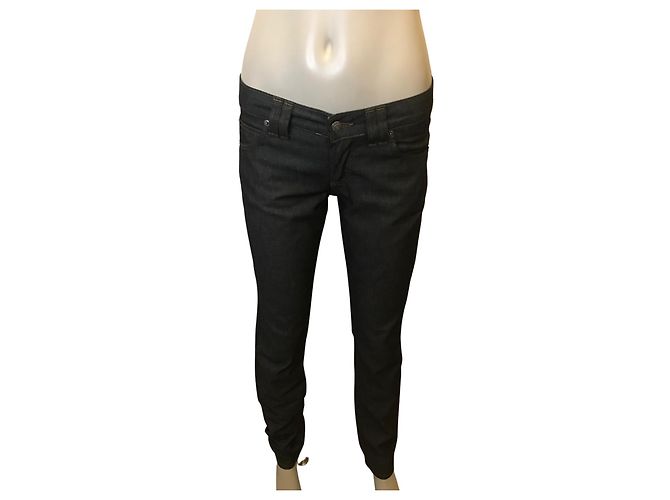 Galliano slim-fit jeans Dark blue 