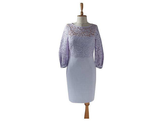 Vestido Ralph Lauren Morado de Algodón Púrpura