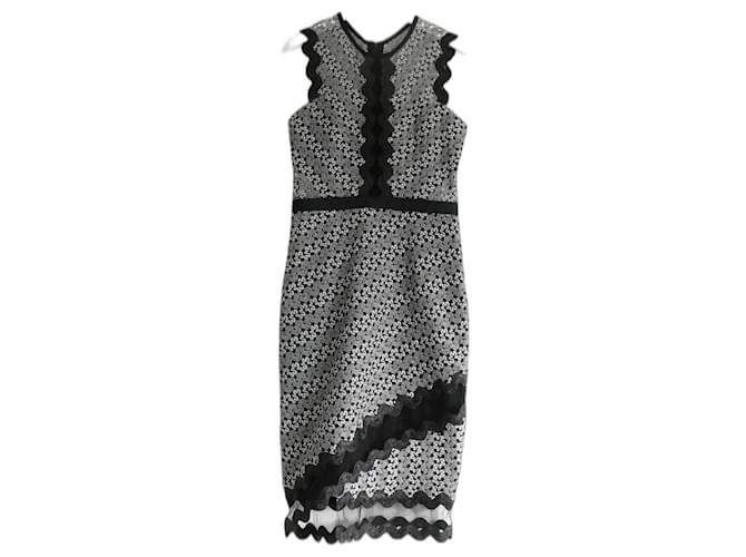 Three Floors Fashion Three Floor Silver/Black Woven Dress Polyester  ref.543021