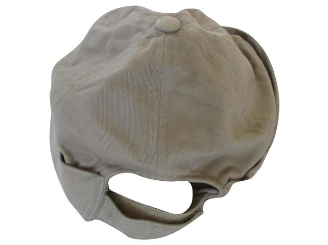Ralph Lauren Cappello a secchiello in cotone beige. Misto.