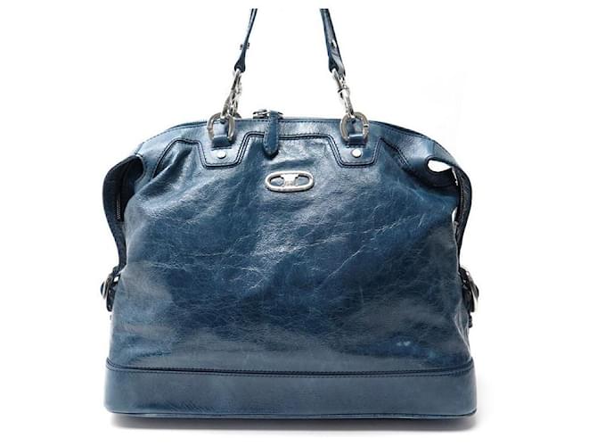 Céline CELINE CABAS HANDTASCHE 35HANDTASCHE AUS CM-LEDER AUS ENTENLEDER Blau  ref.543098