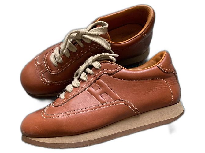 Quicker Hermès sneakers Caramel