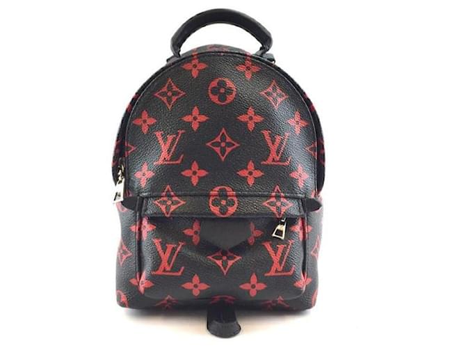 Louis Vuitton Palm Springs Shoulder Bag Rare Mini Backpack Black Leather  ref.543808 - Joli Closet